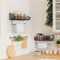 Wall Mounted Kitchen Spice Rack for Kitchen